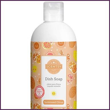 Sunkissed Citrus Scentsy Dish Soap Top