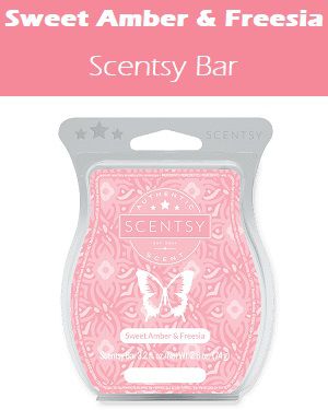 Sweet Amber Freesia Scentsy Bar