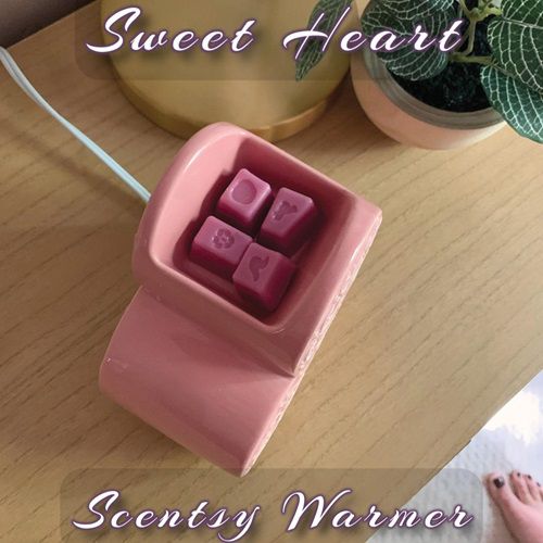 Sweet Heart Scentsy Warmer | Top View