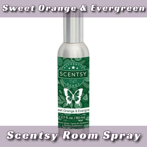 Sweet Orange and Evergreen Scentsy Room Spray