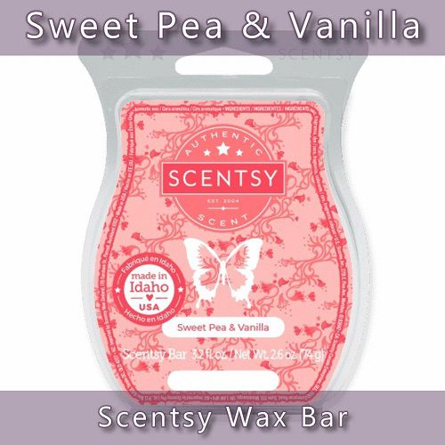 Sweet Pea and Vanilla Scentsy Bar