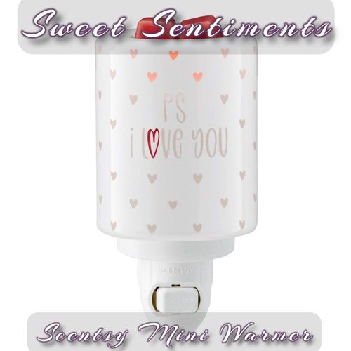 Sweet Sentiments Scentsy Mini Warmer | Stock Off