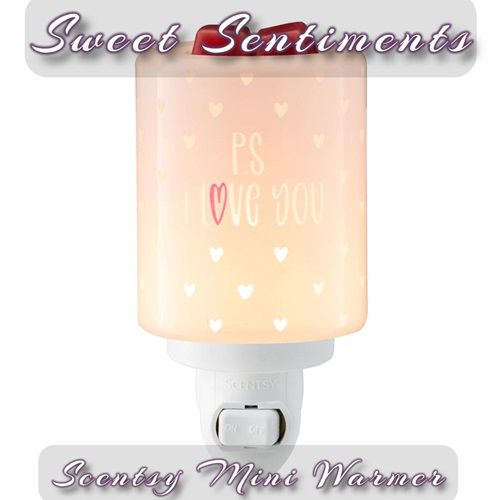 Sweet Sentiments Scentsy Mini Warmer | Stock Lit