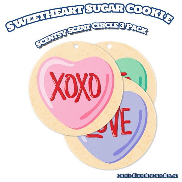 Sweetheart Sugar Cookie Scentsy Scent Circle