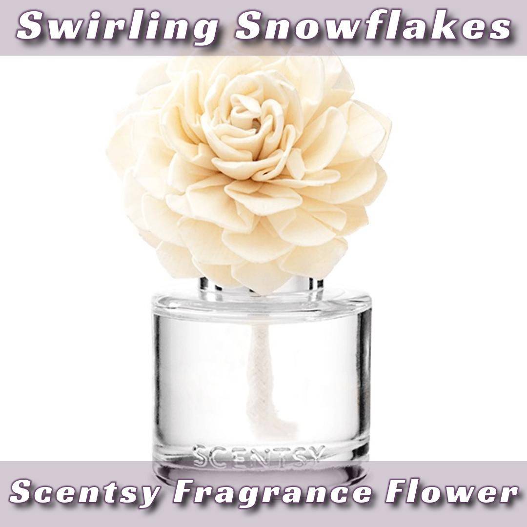 Swirling Snowflakes Scentsy Fragrance Flower