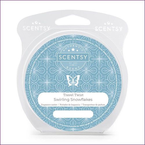 Swirling Snowflakes Scentsy Travel Twist