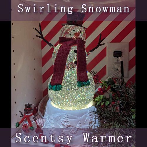 Swirling Snowman Scentsy Warmer