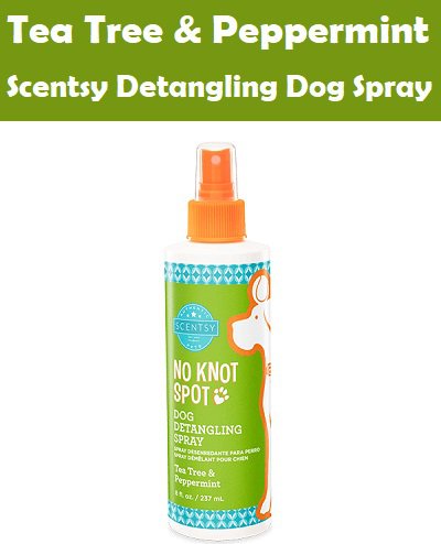 Tea Tree and Peppermint Scentsy Dog Detangling Spray