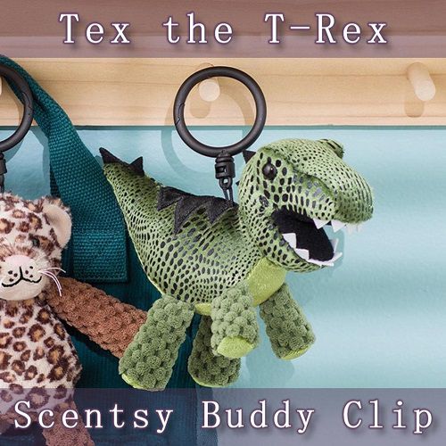 Tex the T-Rex Scentsy Buddy Clip