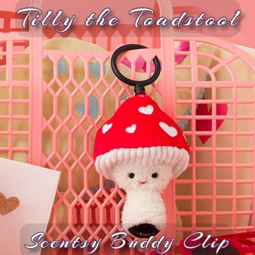 Tilly the Toadstool Scentsy Buddy Clip