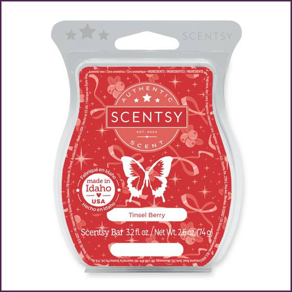 Tinsel Berry Scentsy Wax Bar Tinsel Berry Scentsy Wax Bar