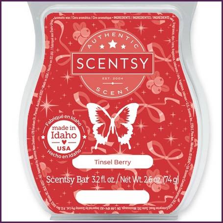 Tinsel Berry Scentsy Bar Melts