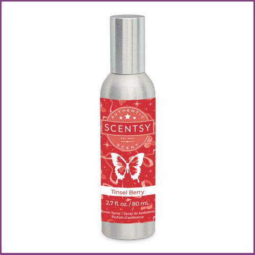 Tinsel Berry Scentsy Room Spray Stock Image Tinsel Berry Scentsy Room Spray Stock Image