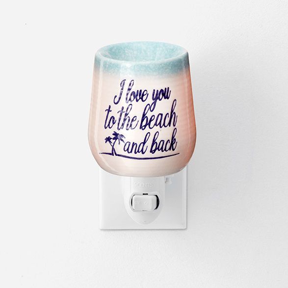 To the Beach and Back Mini Scentsy Warmer Lit