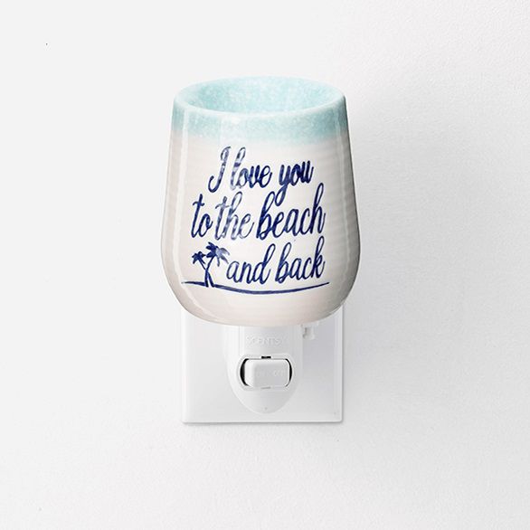 To the Beach and Back Mini Scentsy Warmer Clear