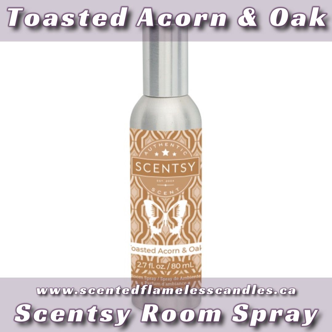 Toasted Acorn and Oak Scentsy Room Spray Stock Image