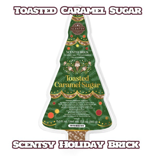 Toasted Caramel Sugar Scentsy Holiday Brick Toasted Caramel Sugar Scentsy Holiday Brick