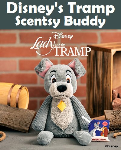 Tramp Disney Scentsy Buddy