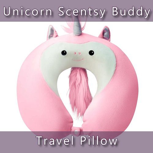 Unicorn Scentsy Buddy Travel Pillow