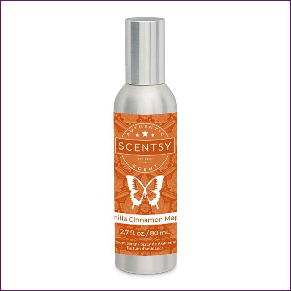 Vanilla Cinnamon Maple Scentsy Room Spray Stock Vanilla Cinnamon Maple Scentsy Room Spray Stock