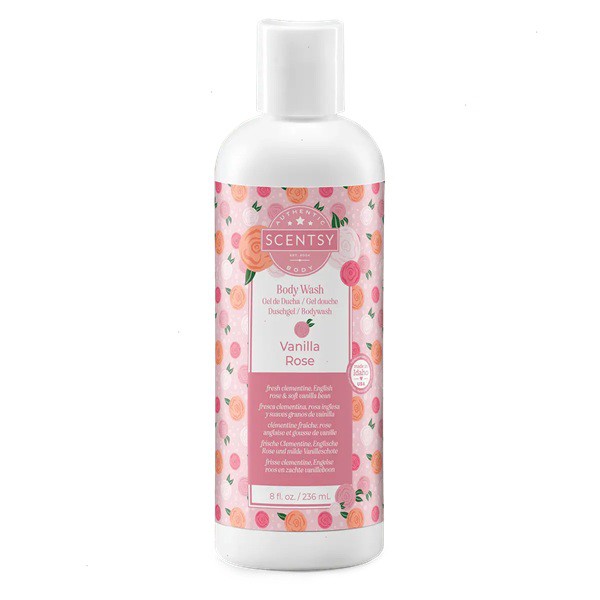 Vanilla Rose Scentsy Body Wash