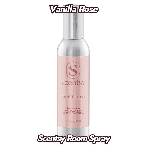 Vanilla Rose Scentsy Room Spray