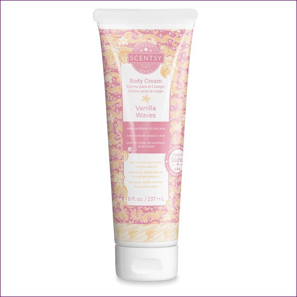 Vanilla Waves Scentsy Body Cream Stock