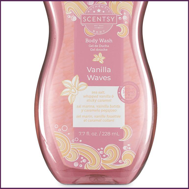 Vanilla Waves Scentsy Body Wash Lower