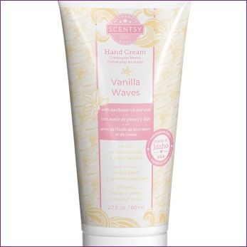Vanilla Waves Scentsy Hand Cream Closeup