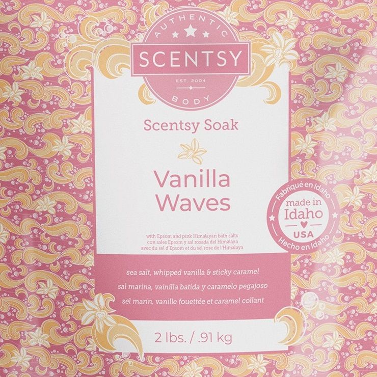 Vanilla Waves Scentsy Soak Bath Salts Tanya Charette