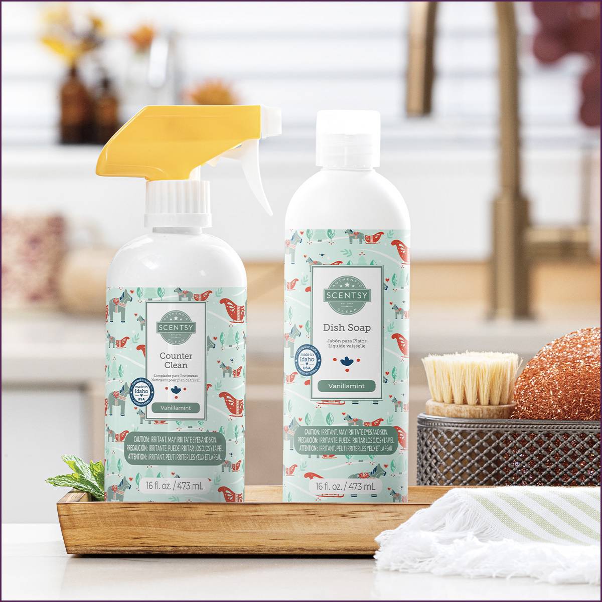 Vanillamint Scentsy Counter Cleaner Staged Vanillamint Scentsy Counter Cleaner Staged