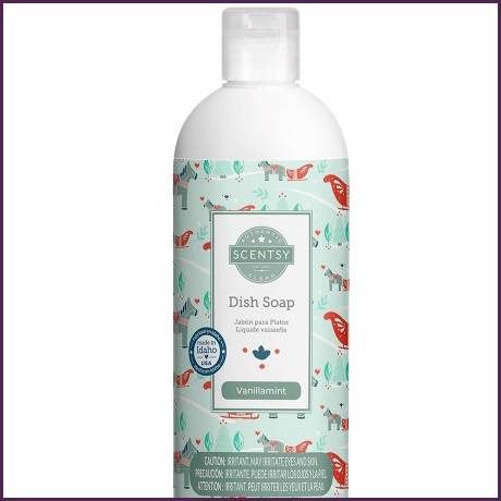 Vanillamint Scentsy Dish Soap Top