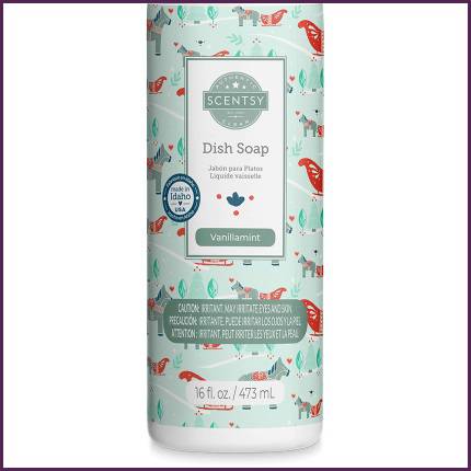 Vanillamint Scentsy Dish Soap Bottom