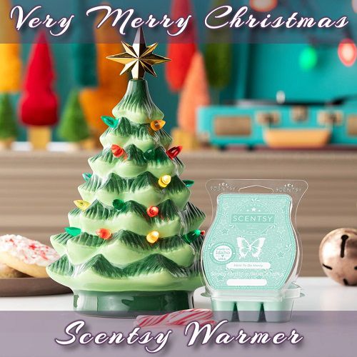 Merry Little Christmas Scentsy Warmer | Stylized