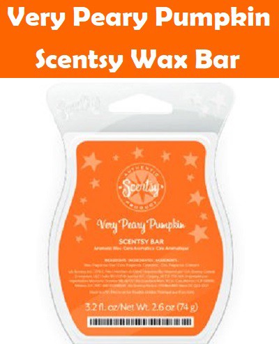 Very Peary Pumpkin Scentsy Bar
