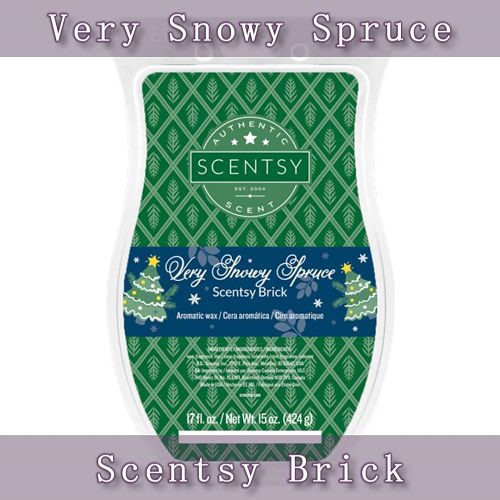 Very Snowy Spruce Scentsy Brick