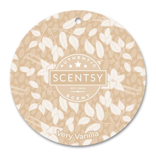 Very Vanilla Scentsy Scent Circle Very Vanilla Scentsy Scent Circle