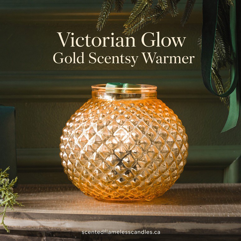 Victorian Glow Scentsy Warmer | Gold Victorian Glow Scentsy Warmer | Gold