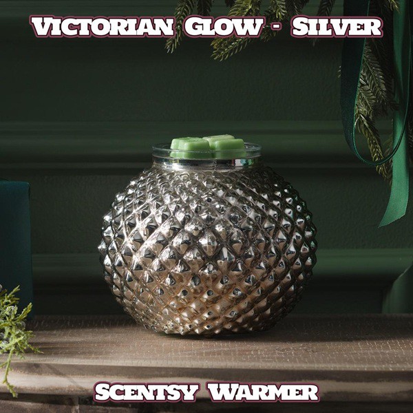 Victorian Glow Scentsy Warmer | Silver