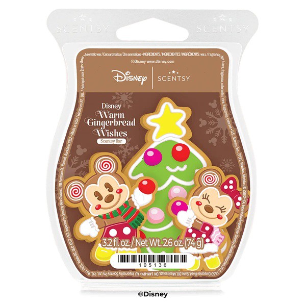 Warm Gingerbread Wishes Scentsy Bar