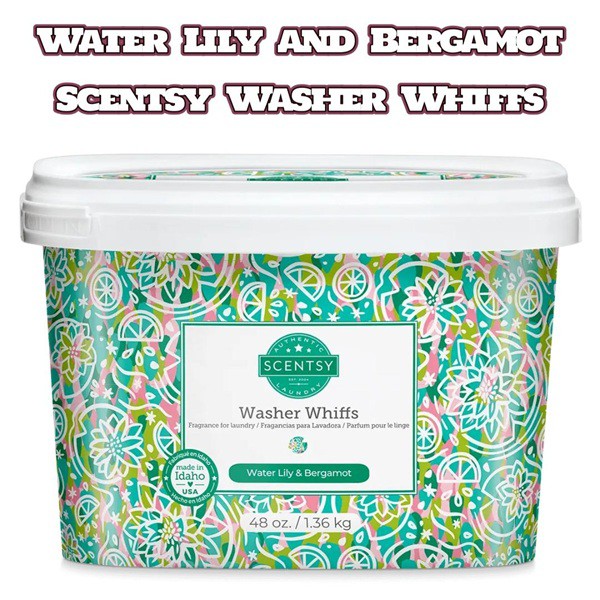 Water Lily and Bergamot Scentsy Washer Whiffs