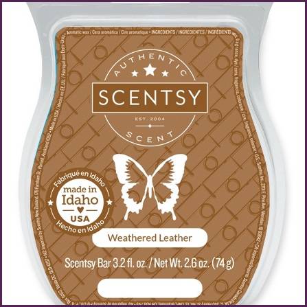 Weathered Leather Scentsy Bar Melts