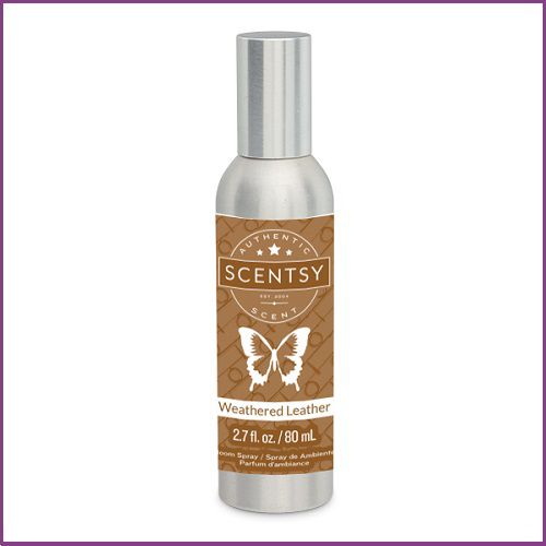 Weathered Leather Scentsy Room Spray Stock Image