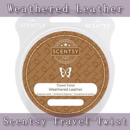 Weathered Leather Scentsy Travel Twist