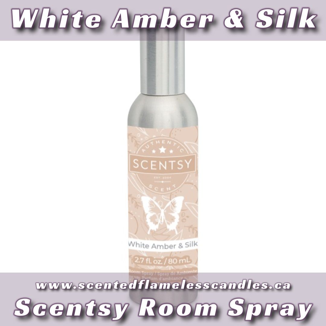 White Amber and Silk Scentsy Room Spray