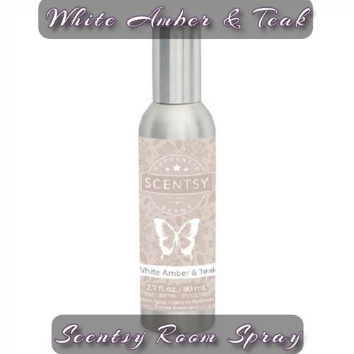 White Amber and Teak Scentsy Room Spray