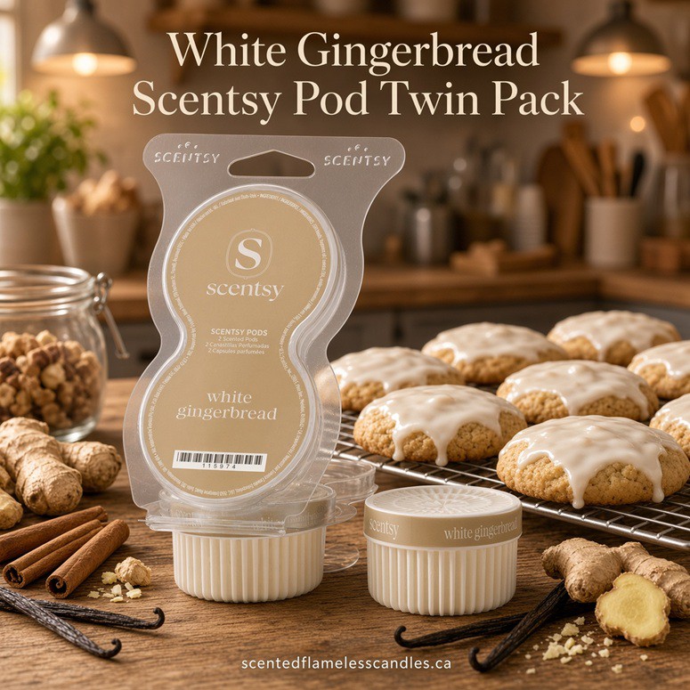 White Gingerbread Scentsy Pod Twin Pack White Gingerbread Scentsy Pod Twin Pack