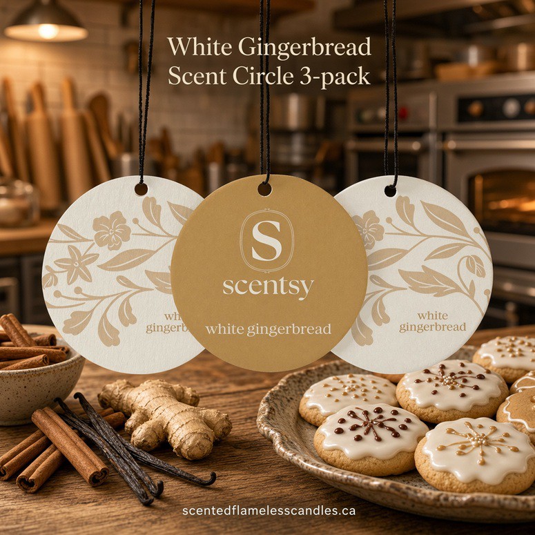 White Gingerbread Scent Circle 3-pack White Gingerbread Scent Circle 3-pack
