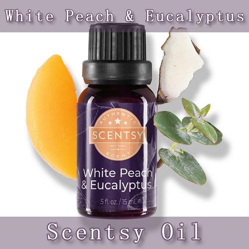 White Peach and Eucalyptus Scentsy Oil
