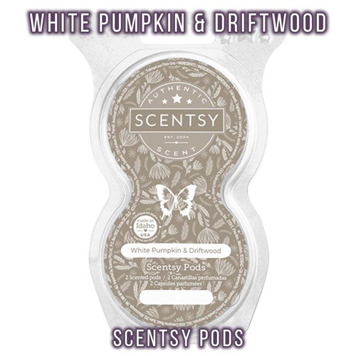 White Pumpkin and Driftwood Scentsy Pods